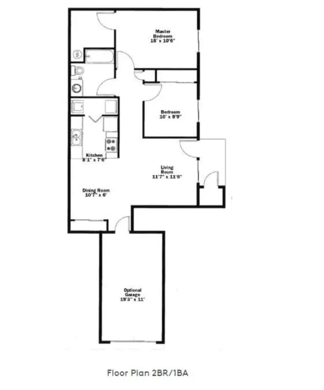 Burlington apartments for rent - image - Condo Style D With 1 Car Attac.png